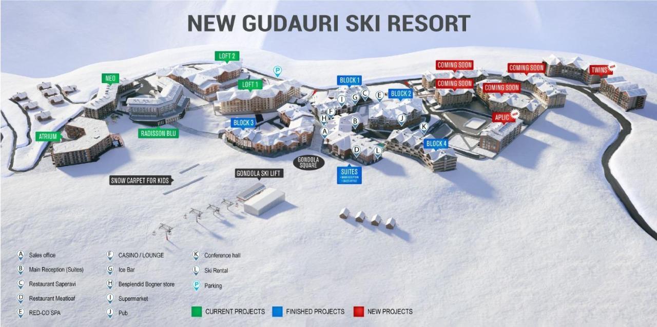 Gvc 321 New Gudauri Leilighet Eksteriør bilde